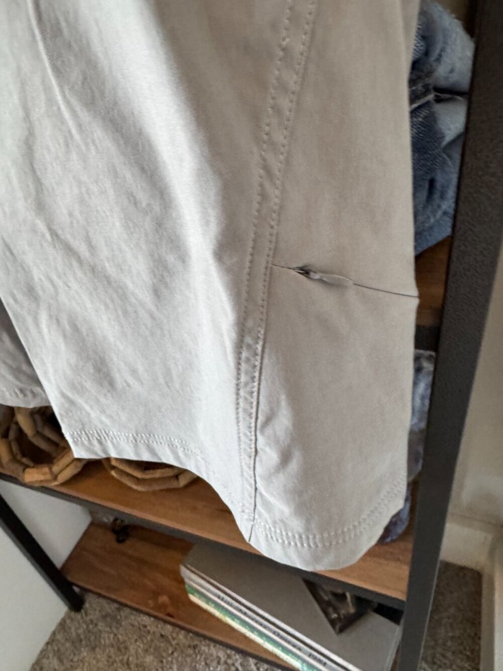 Athleta Olive Bermuda/Hiking Short - Size 12 - Picture 3 of 4